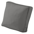thumbnail image 1 of Classic Accessories 21 x 20 x 4 in. Patio Lounge Chair & Loveseat Back Cushion, Light Charcoal, 1 of 14