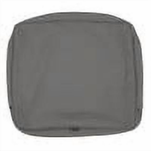 Classic Accessories 21"x20"x4" Charcoal Patio Cushion Slipcover, Montlake