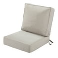 thumbnail image 1 of Classic Accessories 23 x 23 x 5 in. Seat & 23 x 22 x 4 in. Back Outlook Lounge Cushion Set, Heather Gray, 1 of 18