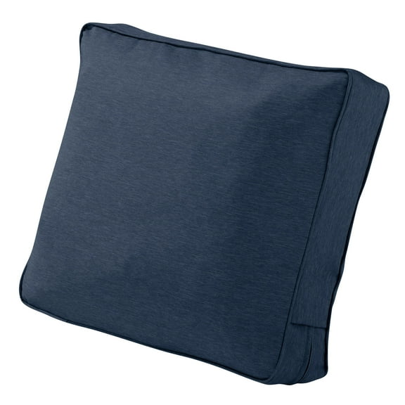 Classic Accessories Montlake Patio Lounge Chair/Loveseat Back Cushion, 25 x 15 x 4 Inch, Heather Indigo