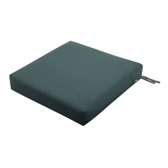 Classic Accessories Ravenna® Water-Resistant Patio Lounge Chair/Loveseat Cushion, 25 x 27 x 5 Inch, Mallard Green
