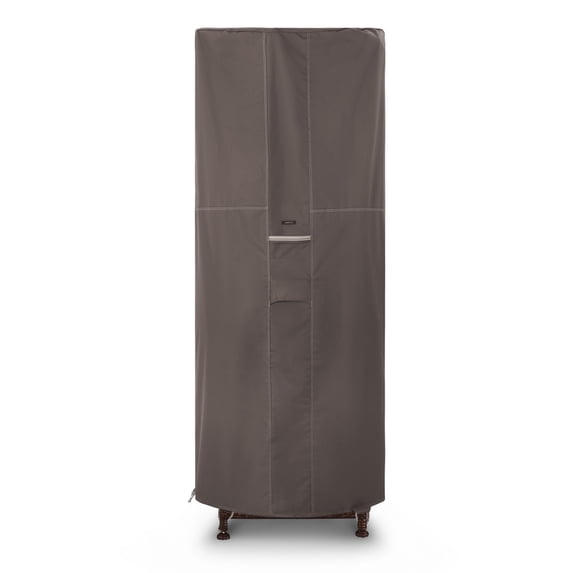 Classic Accessories 32" x 32" x 84" Gray Round Patio Table Cover