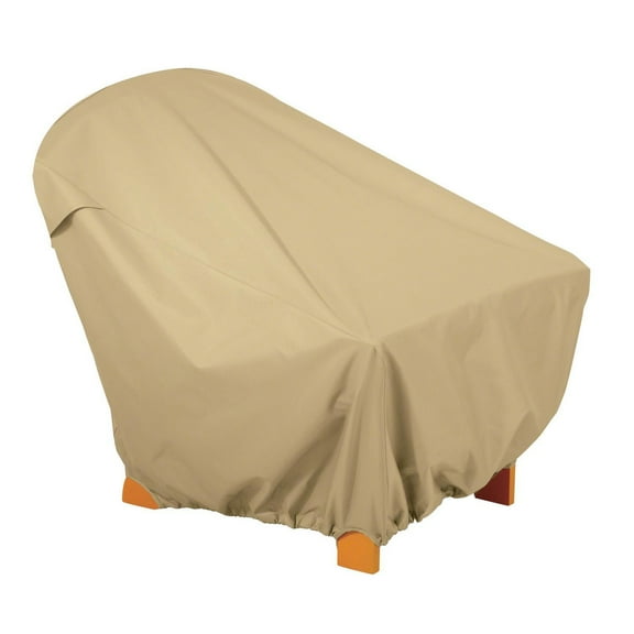 Classic Accessories 36 in. H x 31.5 in. W x 33.5 in. L Brown Polyester Chair Cover