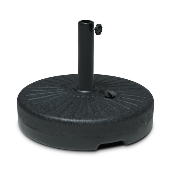 Classic Accessories 50 lb Black Plastic Patio Umbrella Bases, Durable