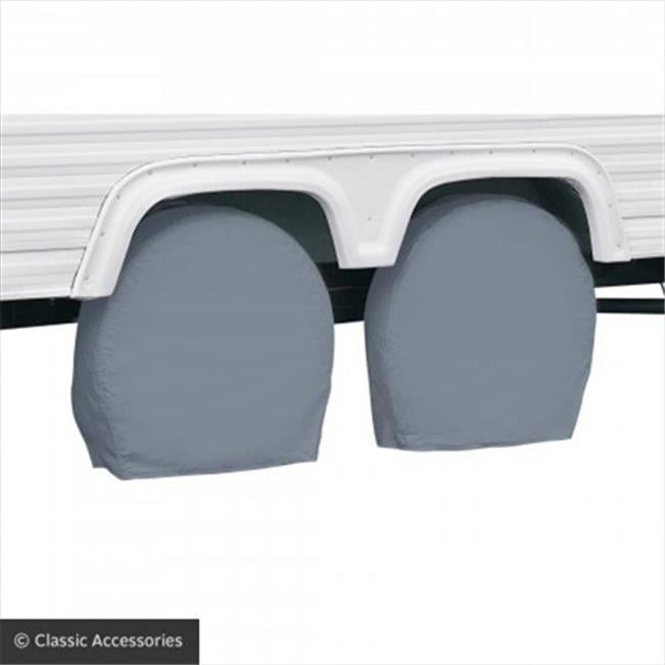 Classic Accessories 87191001 40-42 In. RV Windshield Cover - Gray, Pack - 2