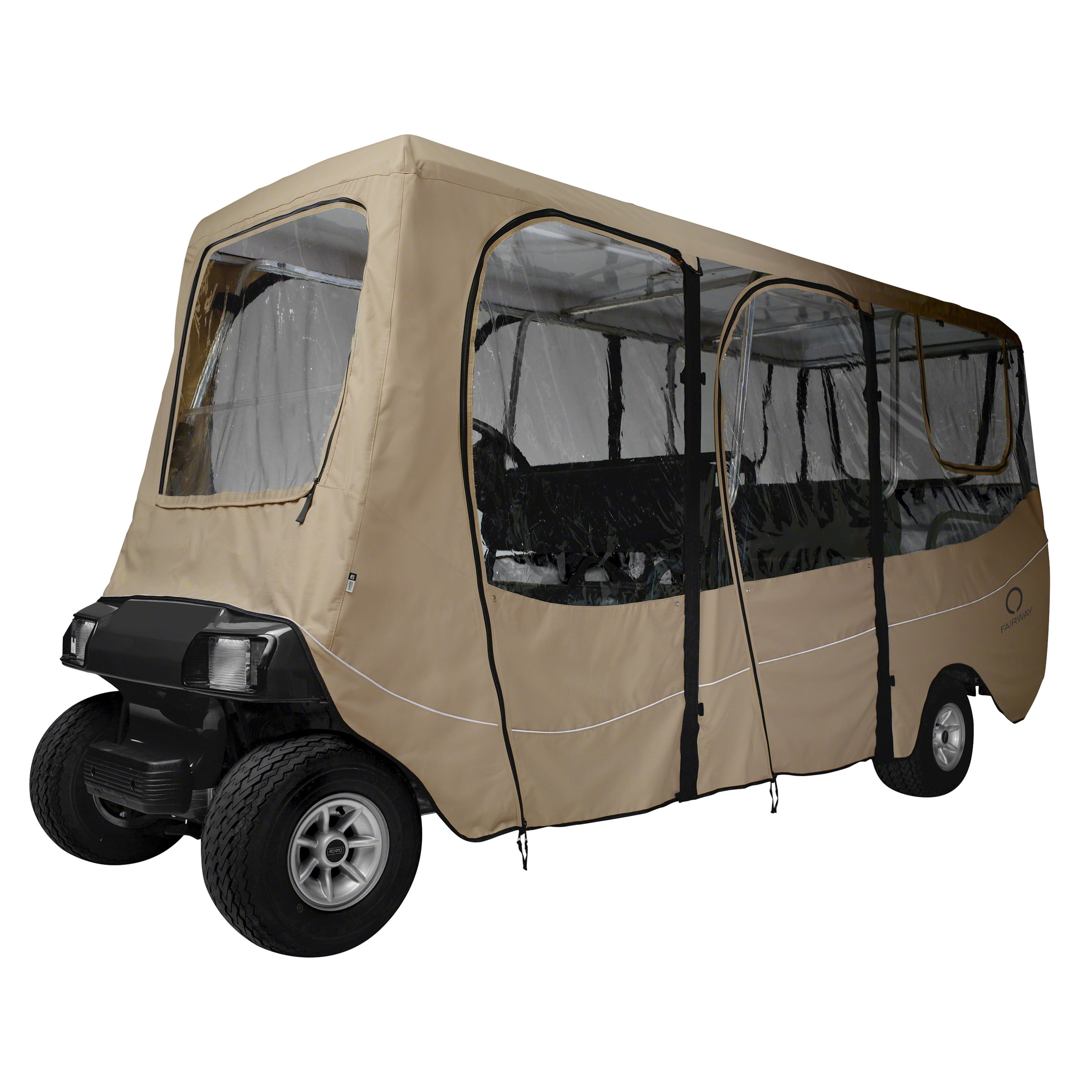 Classic Accessories Fairway Extra-Long Roof Deluxe Golf Cart