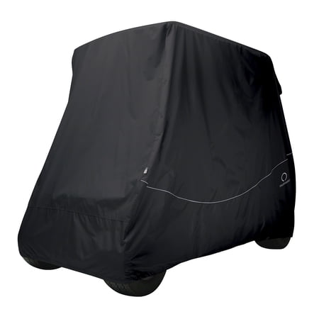 Classic Accessories Fairway Golf Cart Quick-Fit Cover Short Roof - Black