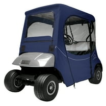 Classic Accessories Fairway Short Roof E-Z-Go FadeSafe Golf Cart Enclosure - Navy