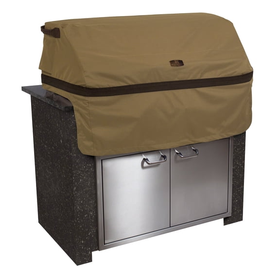 Classic Accessories Hickory Water-Resistant 45 Inch Built-In BBQ Grill Top Cover
