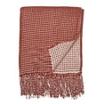 thumbnail image 1 of Classic Accessories Indoor/Outdoor Reversible Throw Blanket, 66 x 59 Inch, Spice, 1 of 8