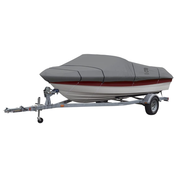 Classic Accessories Lunex RS-1™ Boat Cover, Fits Boats 16' - 18.5' L x 98" W, Trailerable Boat Cover with All-Weather Ripstop Fabric, Model C