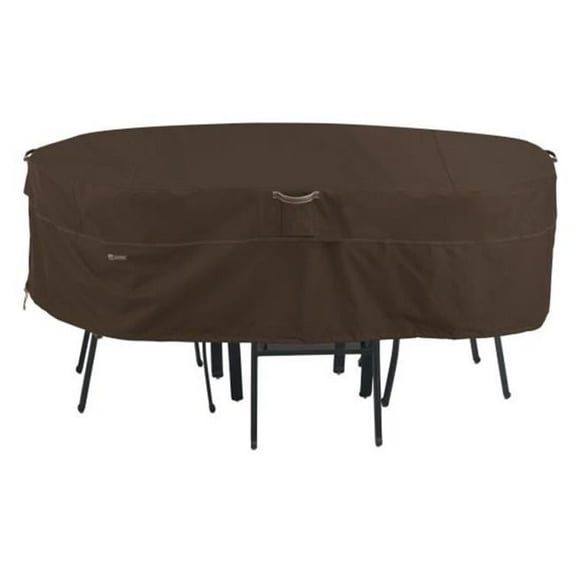 Classic Accessories  Madrona Rainproof Patio Table & Chair Set Cover - Dark Cocoa - X-Large