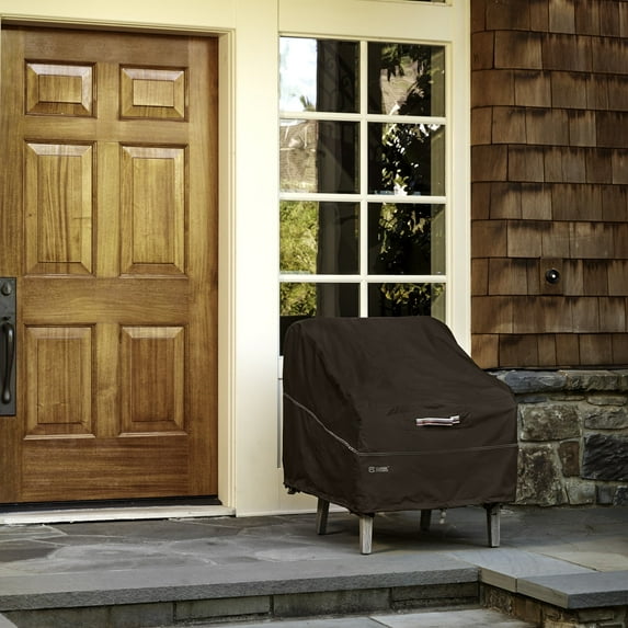 Classic Accessories Madrona Waterproof 25.5 Inch High Back Patio Chair Cover