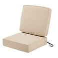 thumbnail image 1 of Classic Accessories Montlake 23 x 23 x 5 Inch (seat)/21 x 20 x 4 Inch (back) Cushion Set, Beige, 1 of 16