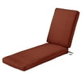 thumbnail image 1 of Classic Accessories Montlake Weatherproof Outdoor Chaise Lounge Cushion, Heather Henna, 1 of 14