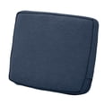 thumbnail image 1 of Classic Accessories Montlake FadeSafe Patio Lounge Back Cushion - 4" Thick - Heavy Duty Outdoor Patio Cushion with Water Resistant Backing, Heather Indigo Blue, 25"W x 20"H x 4"T, 1 of 14