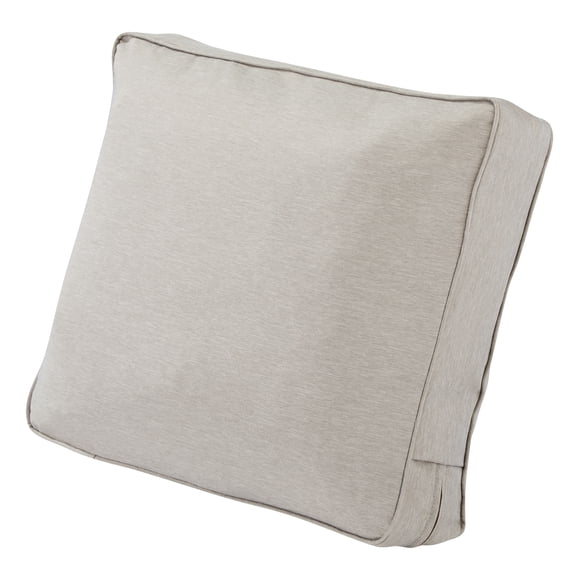 Classic Accessories Montlake FadeSafe Patio Lounge Chair/Loveseat Back Cushion, 19 x 20 x 4 Inch, Heather Grey