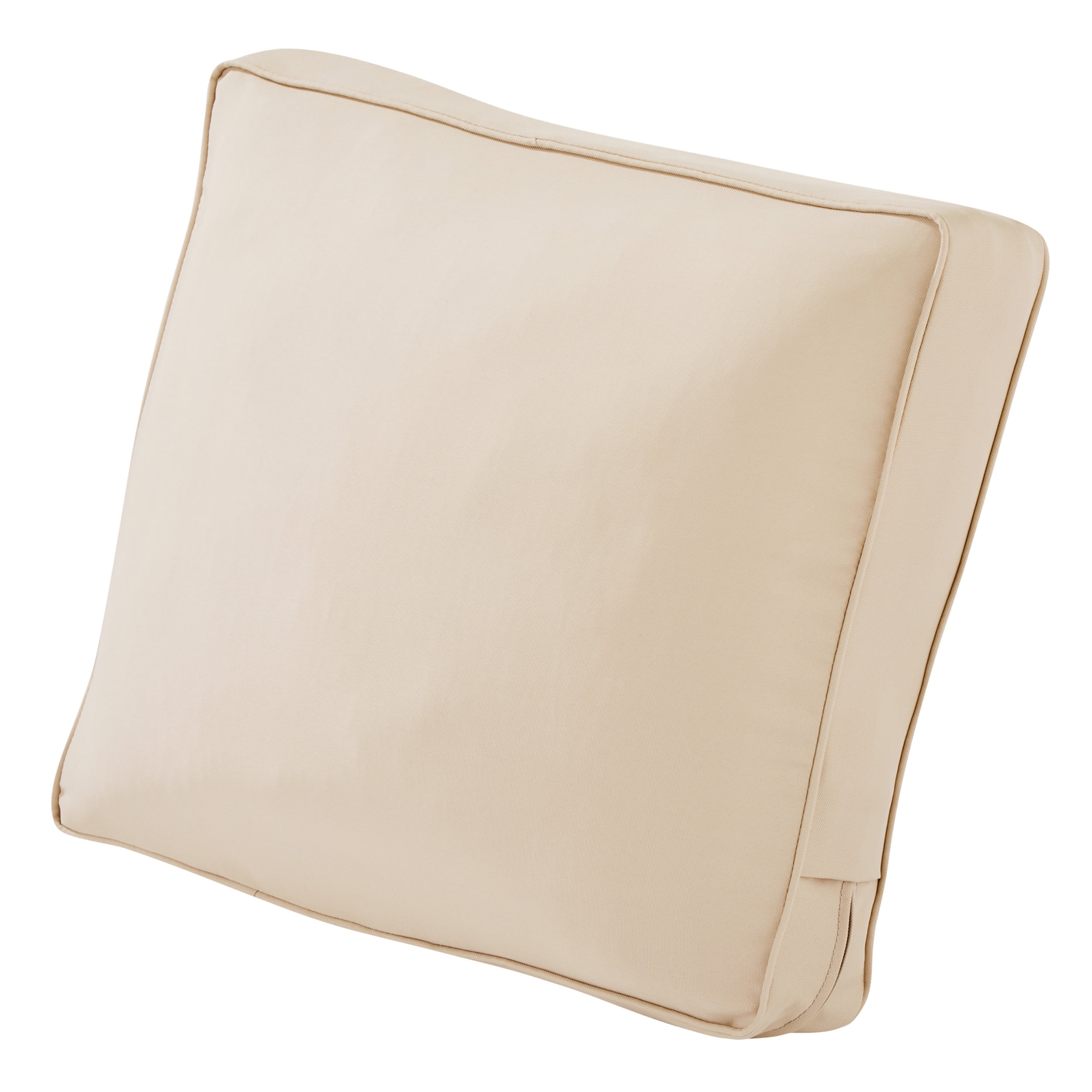 Classic Accessories Montlake FadeSafe Patio Lounge Chair/Loveseat Back Cushion, 21 x 22 x 4 Inch, Antique Beige