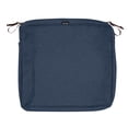 thumbnail image 1 of Classic Accessories Montlake FadeSafe Rectangular Patio Dining Seat Cushion Slip Cover - 5" Thick - Heavy Duty Outdoor Patio Cushion with Water Resistant Backing,Heather Indigo Blue, 25"W x 23"D x 5"T, 1 of 18