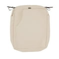 thumbnail image 1 of Classic Accessories Montlake FadeSafe Rectangular Patio Lounge Seat Cushion Slip Cover - 5" Thick - Heavy Duty Outdoor Patio Cushion with Water Resistant Backing, Antique Beige, 23"W x 25"D x 5"T, 1 of 23