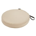 thumbnail image 1 of Classic Accessories Montlake FadeSafe Round Patio Dining Seat Cushion - 2" Thick - Heavy Duty Outdoor Patio Cushion with Water Resistant Backing, Antique Beige, 15"DIA x 2"T (62-002-BEIGE-EC), 1 of 27