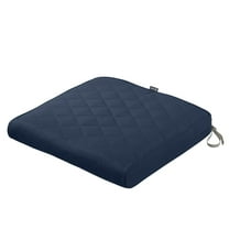 Classic Accessories Montlake® FadeSafe® Square/Rectangle Seat Quilted Dining Cushion, Navy, 21"W x 19"D x 3"H