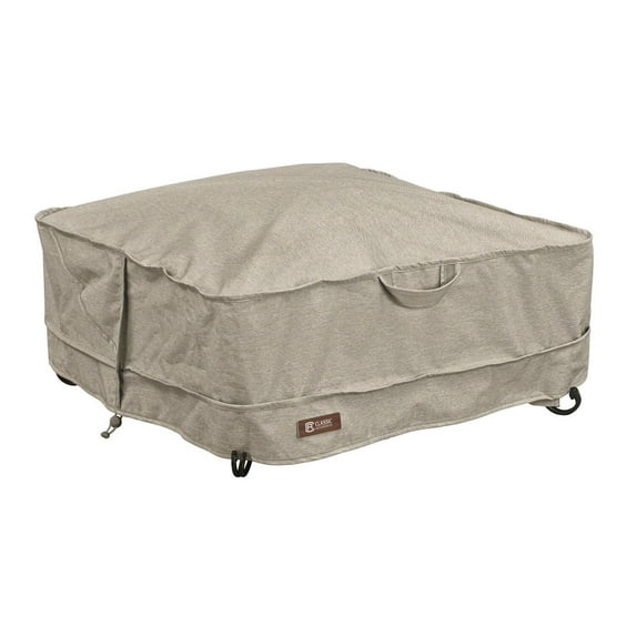 Classic Accessories Montlake FadeSafe Water-Resistant 30 Inch Square Fire Pit Cover