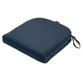 thumbnail image 1 of Classic Accessories Montlake FadeSafe Water-Resistant Contoured Patio Dining Seat Cushion, 20 x 20 x 2 inch, Heather Indigo, 1 of 15