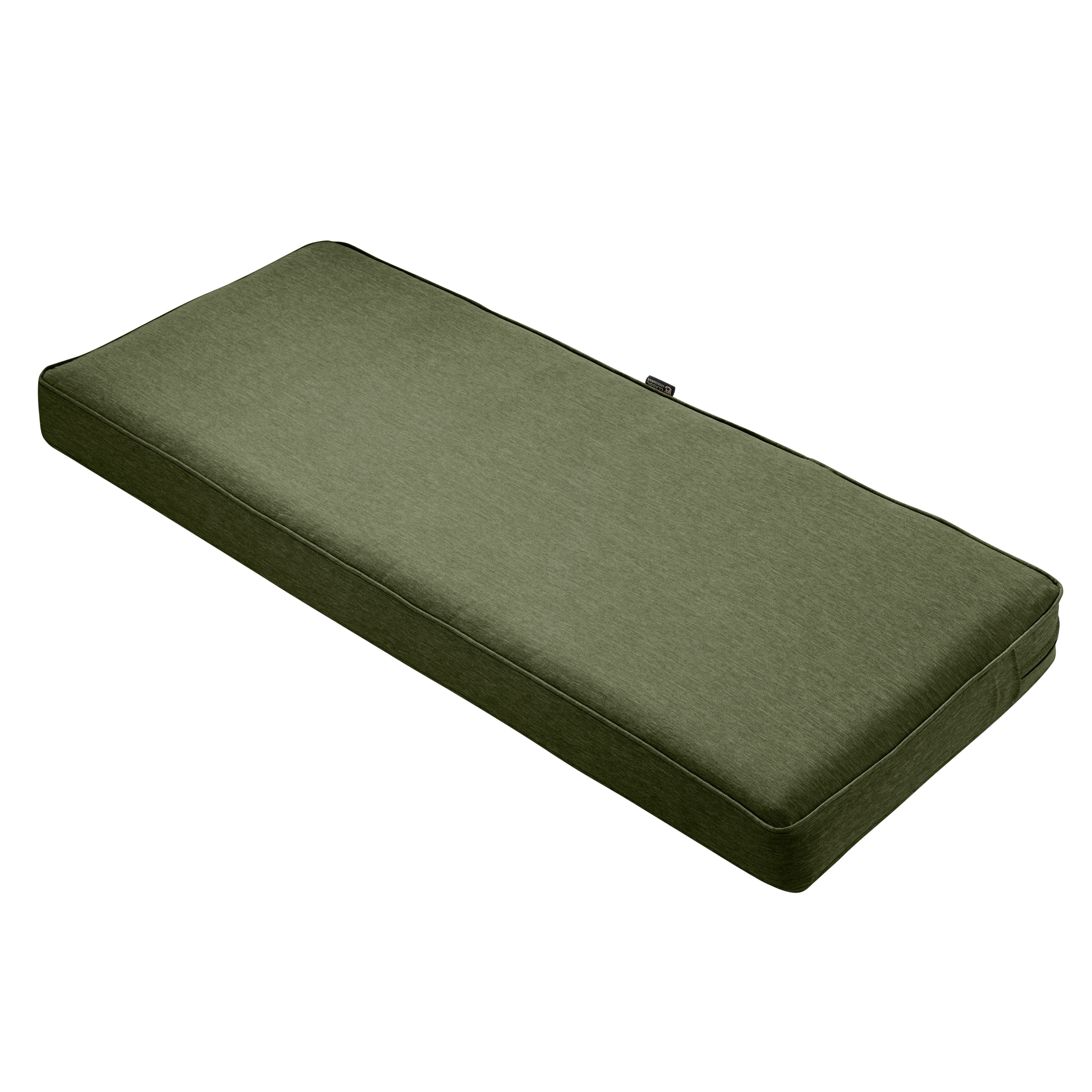 Classic Accessories Montlake FadeSafe Water Resistant Patio Bench Settee Cushion 48 x 18 x 3 inch Heather Fern Walmart