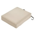 thumbnail image 1 of Classic Accessories Montlake FadeSafe Water-Resistant Patio Chair Seat Cushion, 23 x 25 x 5 inch, Antique Beige, 1 of 27