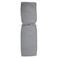 thumbnail image 1 of Classic Accessories Montlake FadeSafe Water-Resistant Patio Chaise Quilted Cushion Cover, 80 x 26 x 3 inch, Grey, 1 of 12