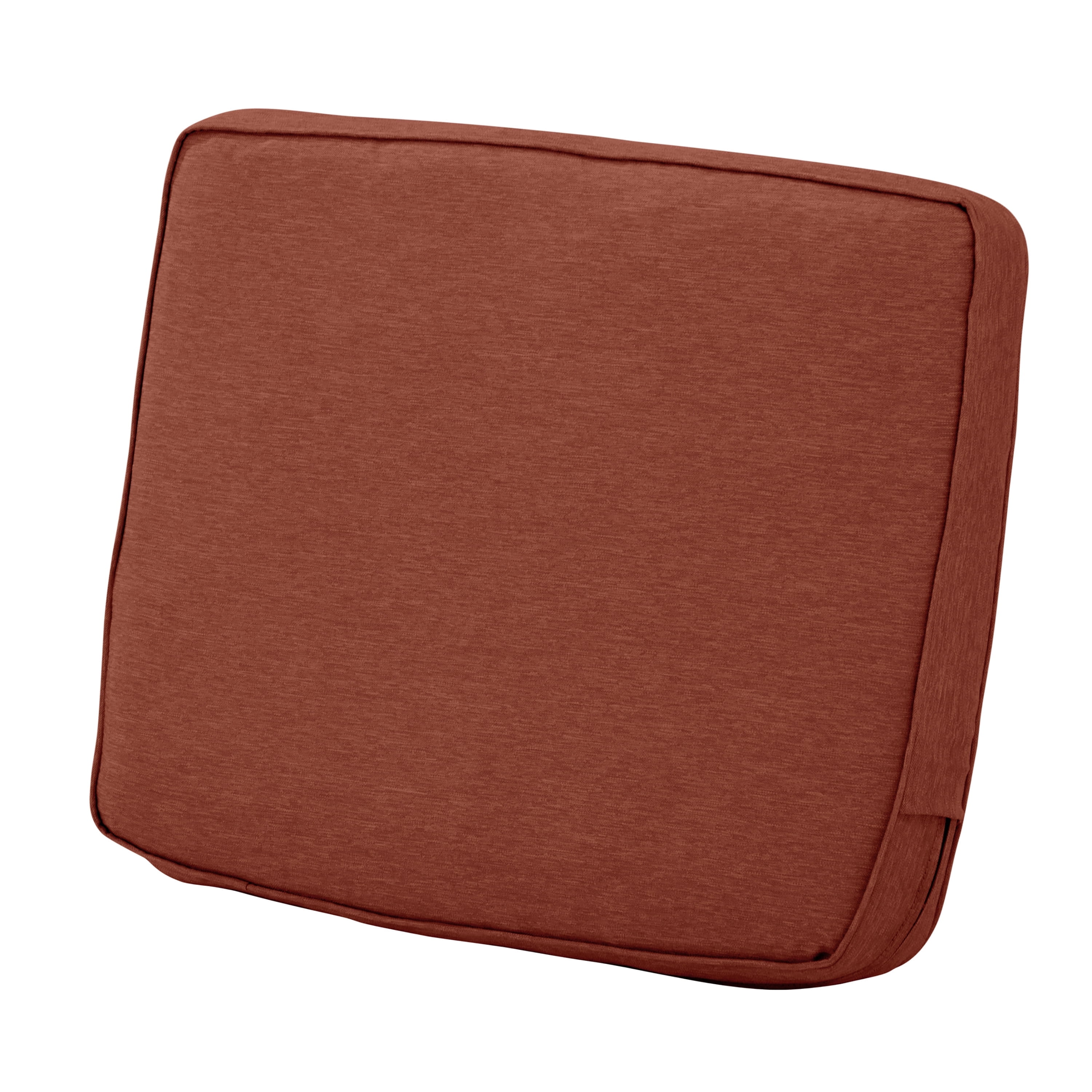 Classic Accessories Montlake FadeSafe Water-Resistant Patio Lounge Back Cushion, 19 x 20 x 4 inch, Heather Henna