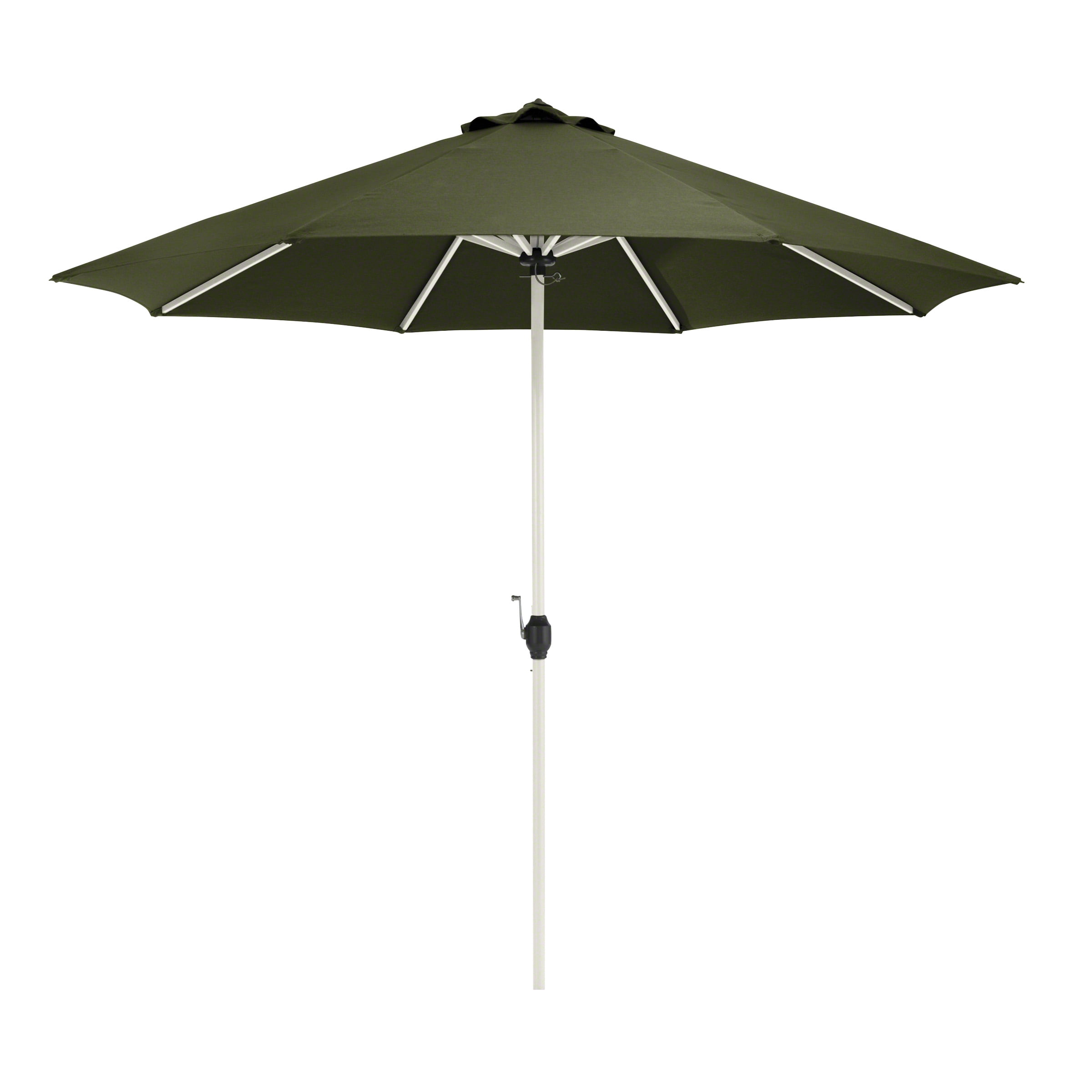 Classic Accessories Montlake™ Fadesafe™ 9' Round Aluminum Patio Umbrella, Heather Fern Green