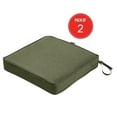 thumbnail image 1 of Classic Accessories Montlake Seat Cushion Foam & Slip Cover, Heather Fern, 19x19x3 Thick ( Pack of 2 ), 1 of 3