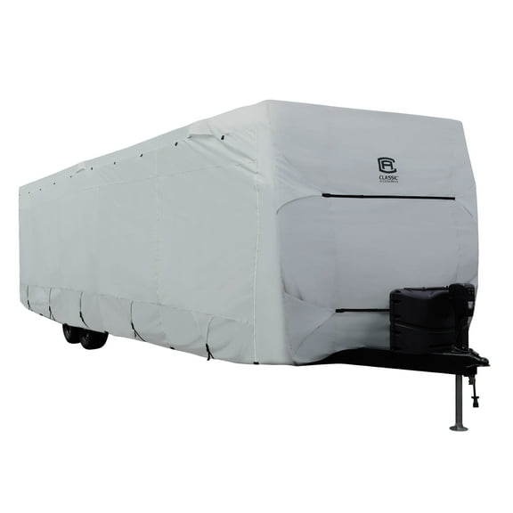 Classic Accessories Over Drive PermaPRO™ Travel Trailer Cover, Fits 24' - 27' RVs