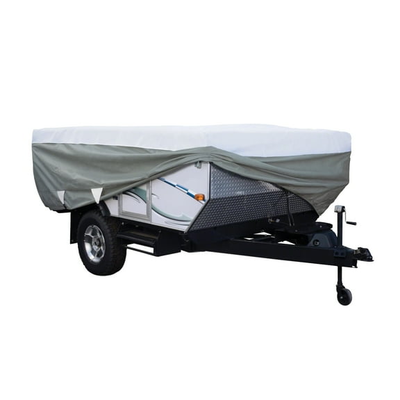 Classic Accessories Over Drive PolyPRO™3 Deluxe Pop-Up Camper Trailer Cover, Fits 10' - 12' Trailers