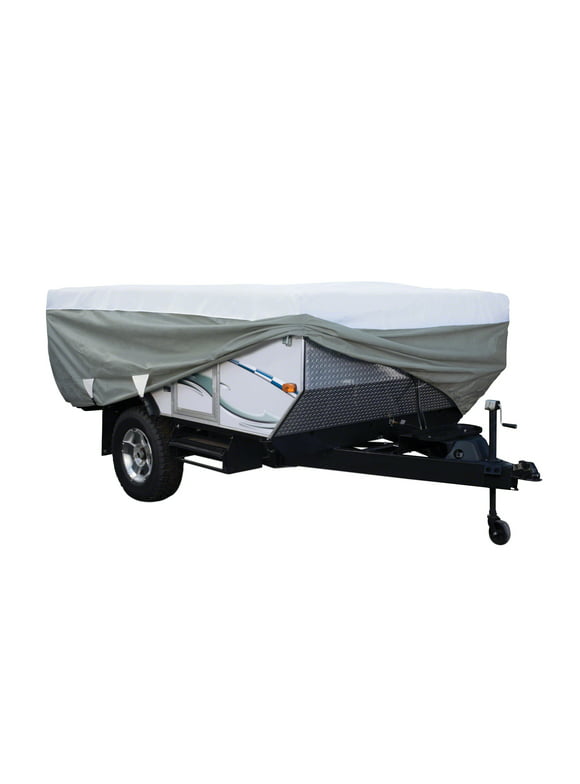 Classic Accessories Over Drive PolyPRO™3 Deluxe Pop-Up Camper Trailer Cover, Fits 12' - 14' Trailers