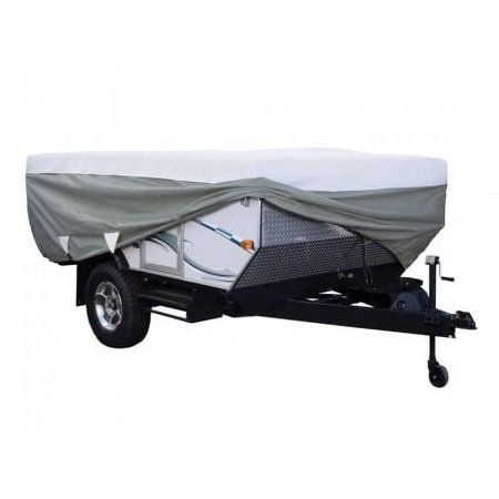 Classic Accessories Over Drive PolyPRO™3 Deluxe Pop-Up Camper Trailer Cover, Fits 8' - 10' Trailers