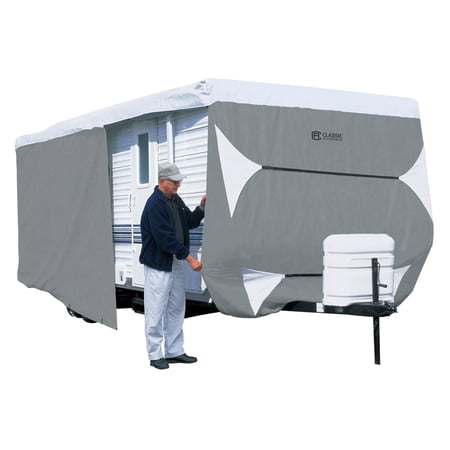 Classic Accessories Over Drive PolyPRO™3 Deluxe Travel Trailer Cover or Toy Hauler Cover, Fits 35' - 38' RVs