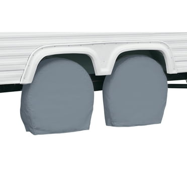 Classic Accessories Over Drive RV Wheel Covers, Wheels 18" - 21" Diameter, 6.75" Tire Width, Grey