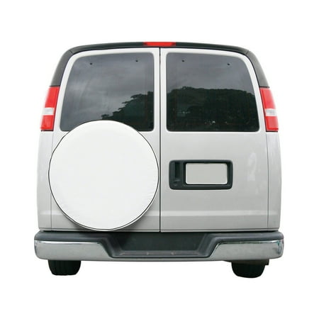 Classic Accessories OverDrive Custom Fit Spare Tire RV Cover, Wheels 21" - 22" Diameter, White