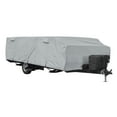 thumbnail image 1 of Classic Accessories OverDrive PermaPRO™ Folding Camping Travel Trailer Cover, Fits 10' - 12'L Trailers - Lightweight Ripstop and Water Repellent RV Cover, Grey, 1 of 17
