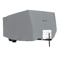 thumbnail image 1 of Classic Accessories OverDrive PolyPRO 1 Travel Trailer RV Cover, Fits 30' - 33' RVs - Breathable and Water Repellant Travel Trailer Cover, 1 of 6