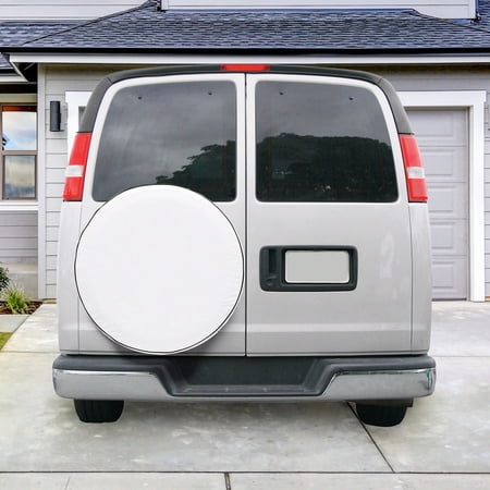 Classic Accessories OverDrive RV Universal Fit Spare Tire Cover, Wheels 30" - 33" Diameter, White