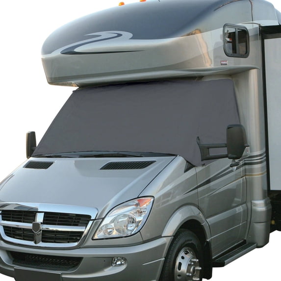 Classic Accessories OverDrive RV Windshield Cover, Ford '73 - '91, Grey