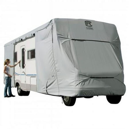 Classic Accessories PERP CLASS C RV COVER GREY-MDL 4-1CS