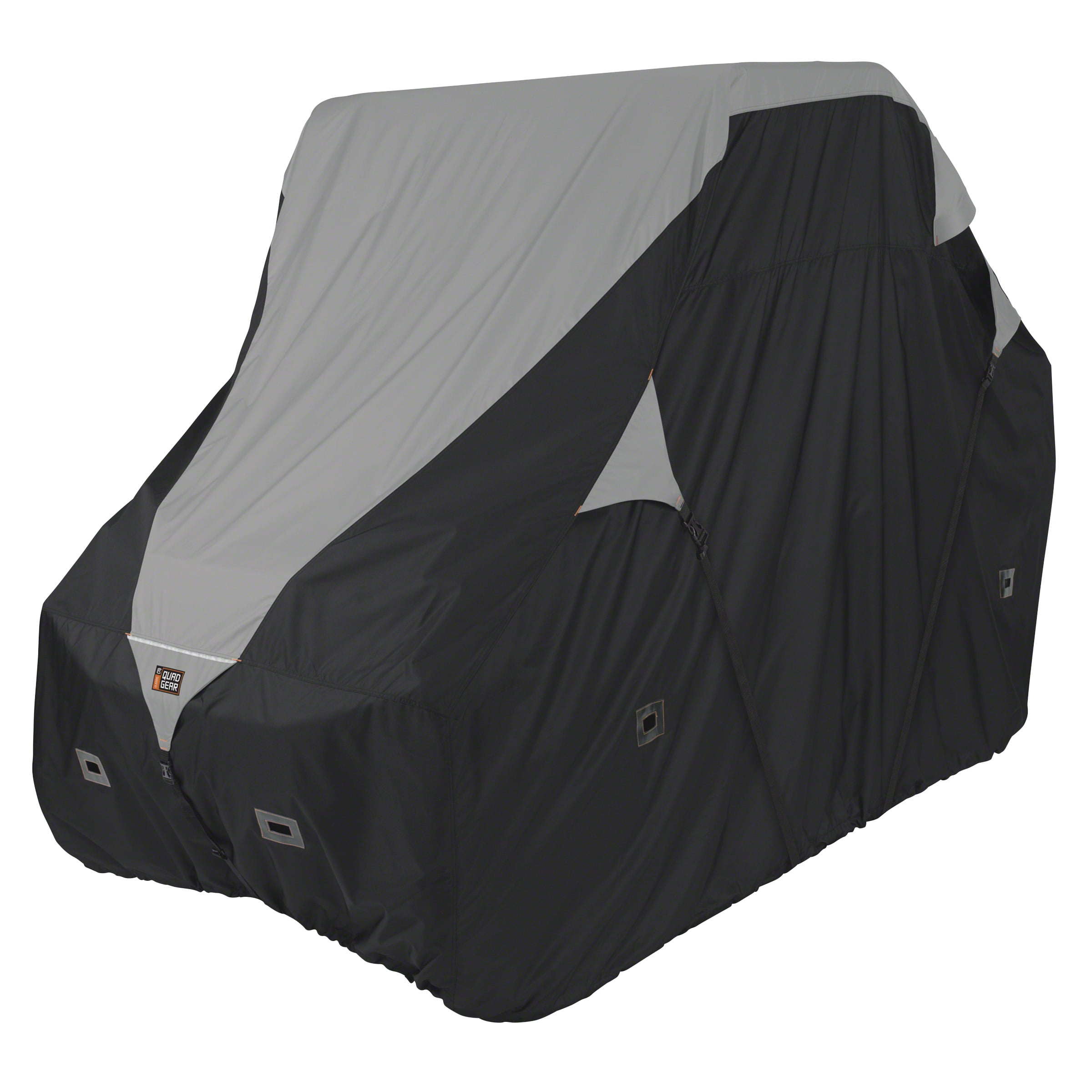 Large Black and Gray Water-Resistant Outdoor UTV Cover