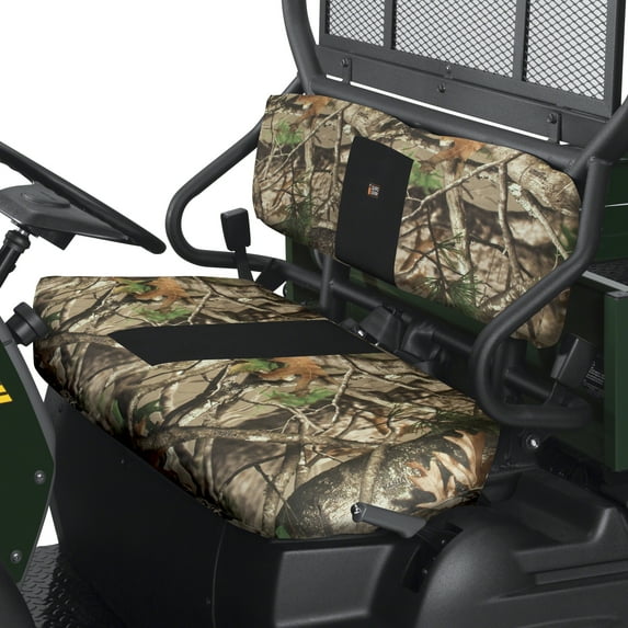 Classic Accessories QuadGear UTV Bench Seat Cover, Fits Kawasaki Mule 4000, 4010 4x4, 4010 4x4 Diesel (2015 models and older), Camo