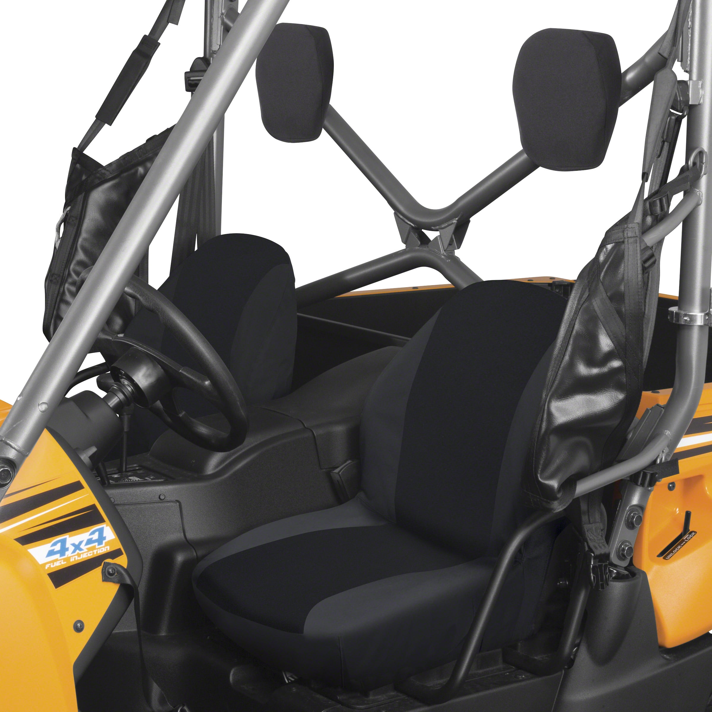 Classic Accessories QuadGear UTV Bucket Seat Covers, Fits Kawasaki Teryx 750 F1 (2015 models and older), Black