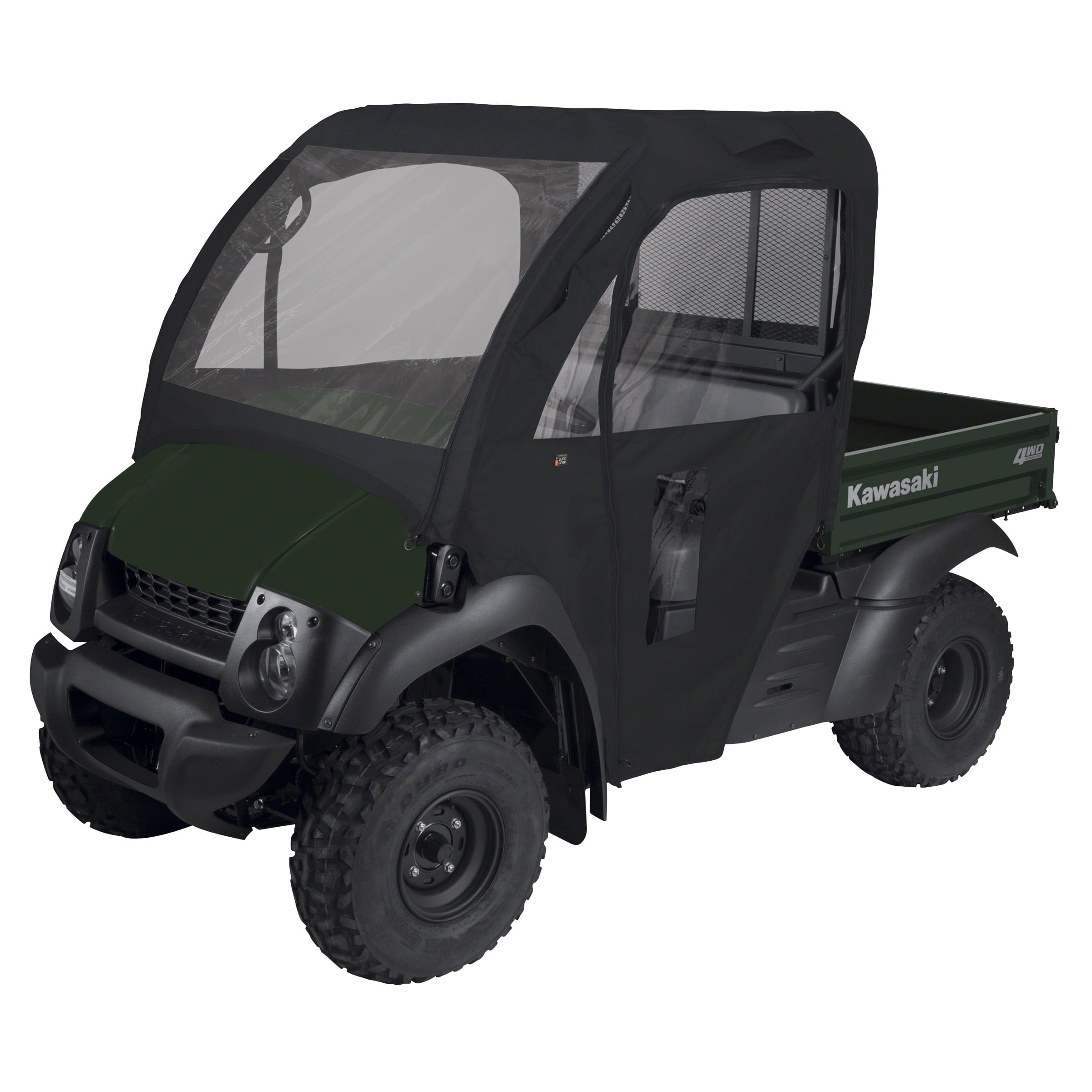 Classic Accessories QuadGear UTV Cab Enclosure, Fits Kawasaki® Mule 600, 610, 610 4x4, 610 4x4 XC (2015 models and older), Black